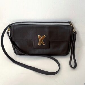 VINTAGE PALOMA PICASSO BAG in dark brown